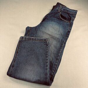 VTG Solo Jeans Mens 36x30 Blue Baggy Skater Grunge Wide Leg‎ 90s Y2K USA